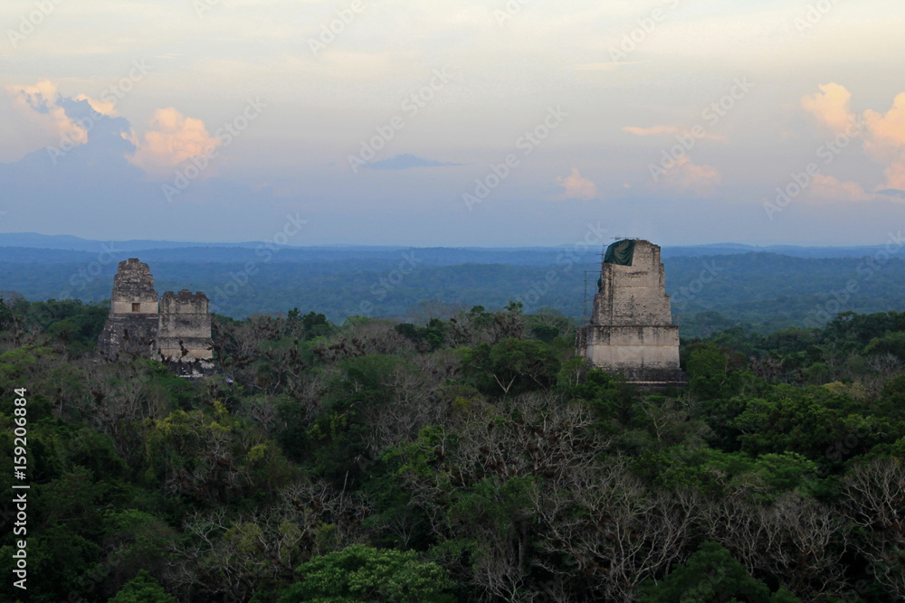 The mayan ruins Tikal Guatemala, Central America