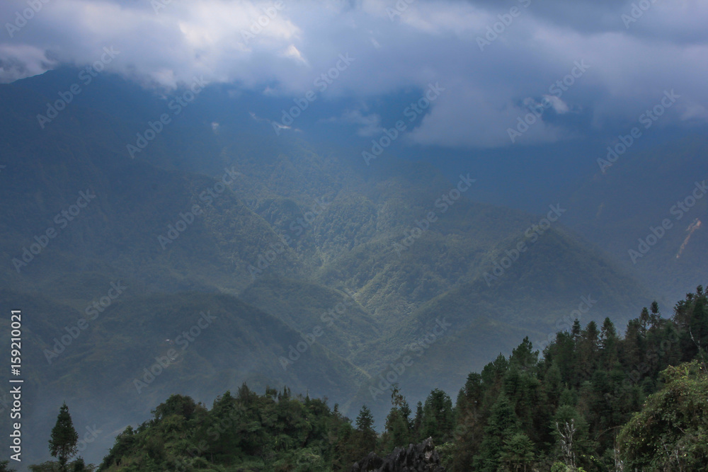 View in hill to genting highland, Malaysia