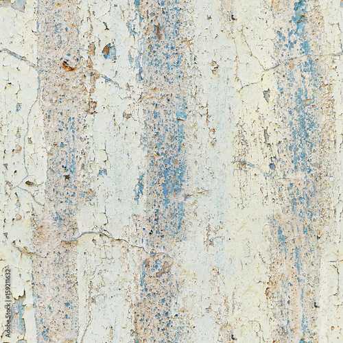 Old wall with peeling paint. Seamless pattern for design