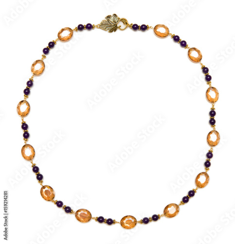 Wallpaper Mural Nice necklace isolated on white background Torontodigital.ca