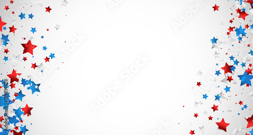 Independence Day background with stars.