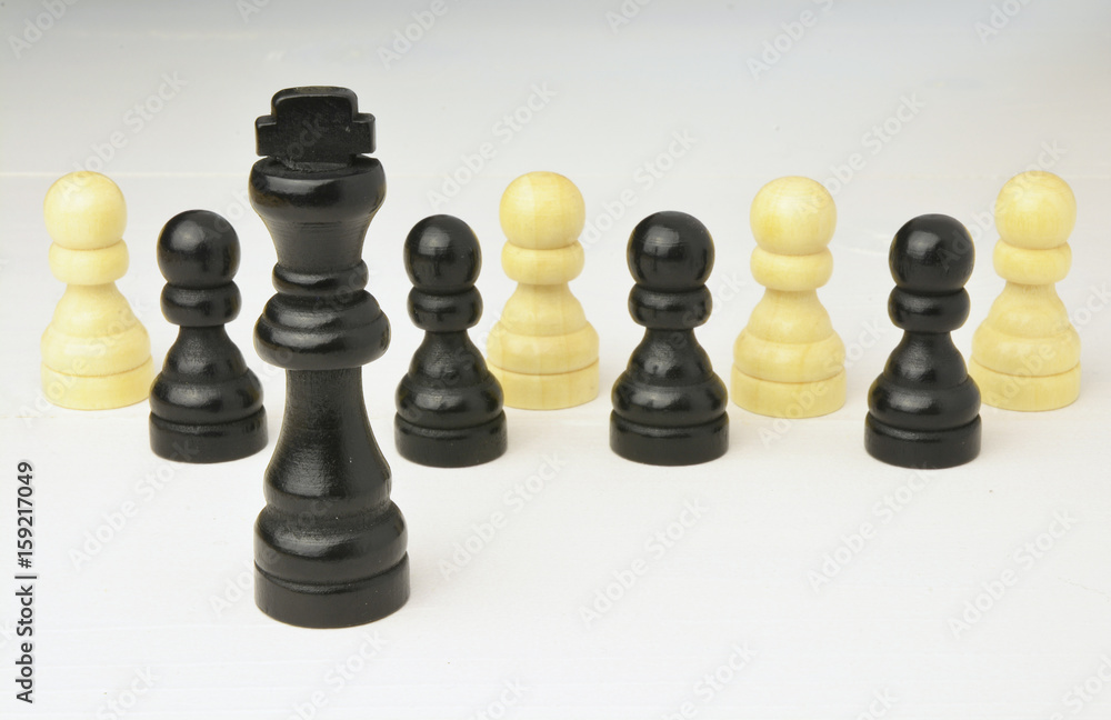 Abstract leadership.succes and business concept with chess pieces on a white background
Abstract leadership.succes and business concept with chess pieces on a white background