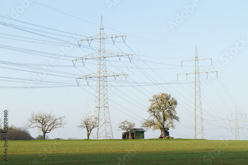 Hochspannungsmasten photo