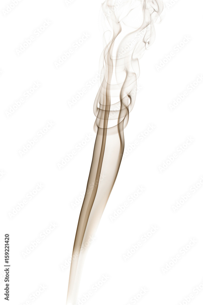 Smoke on a white background Smoke on a white background