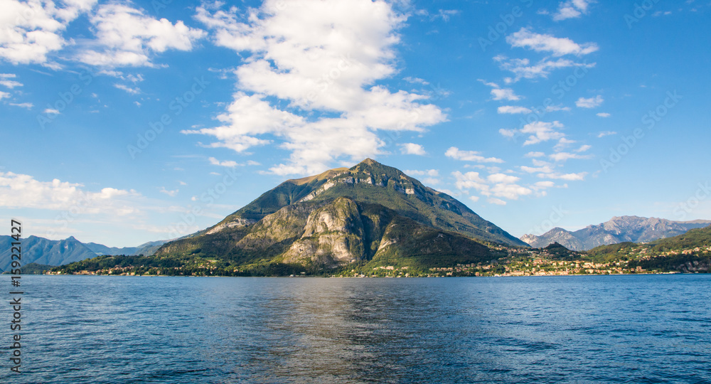 View of Lago di Como and Alps, Italy