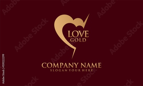 love gold logo photo