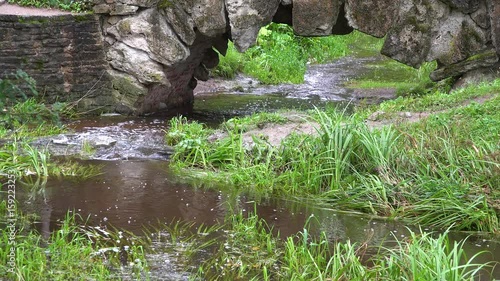 Brook and bridge