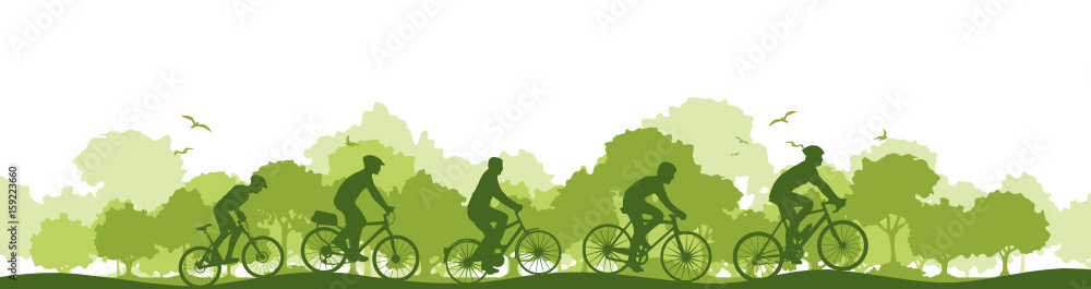 Silhouette Radtour