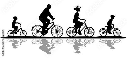 Silhouette Radtour