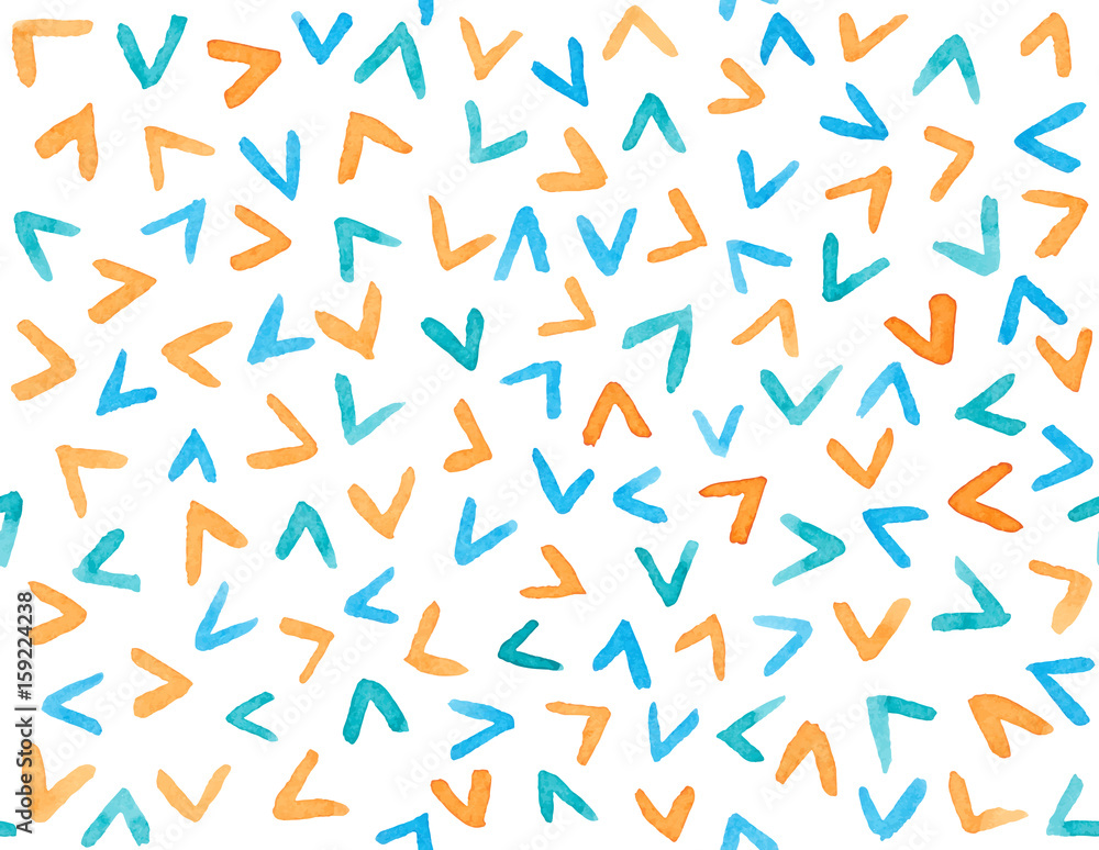 Watercolor Abstract Geometric Seamless Pattern Watercolor Abstract Geometric Seamless Pattern