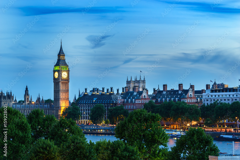 Big Ben in London, United Kingdom  - obrazy, fototapety, plakaty 
