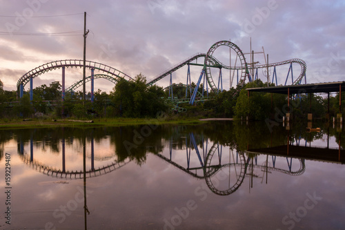 Abandoned Six Flags New Orleans