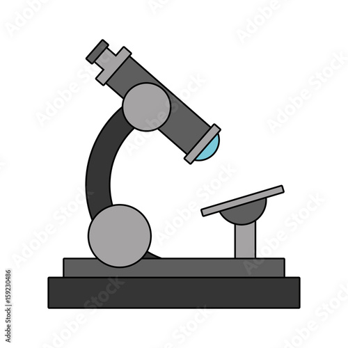 Gray stereoscope over white background vector illustration