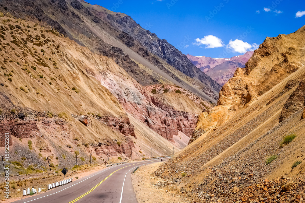 Road through Andes