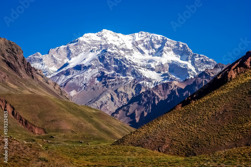 Majestic peak of Aconcagua photo