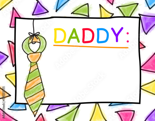 Tarjeta día del padre - Papi - Carta papá - Mensaje.