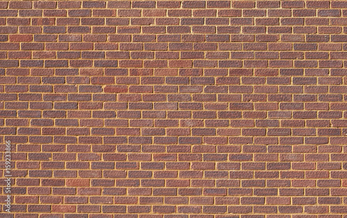Background of red brick wall pattern