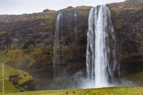 Seljalandsfoss waterfall in South Iceland