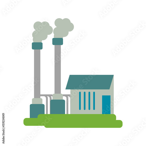 factory illustration cartoon  icon vector design graphic