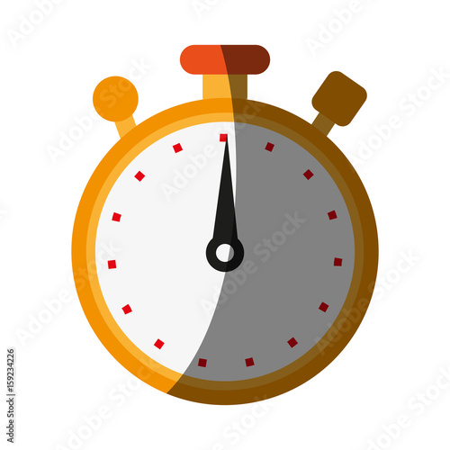 chronometer flat illustration icon vector design graphic shadow