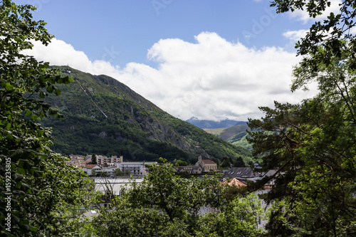 Wallpaper Mural A beautiful view of the mountains Hautes Pyrenees. Lourdes, France Torontodigital.ca