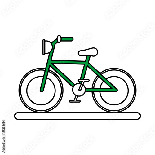 bycicle flat illustration icon vector design graphic