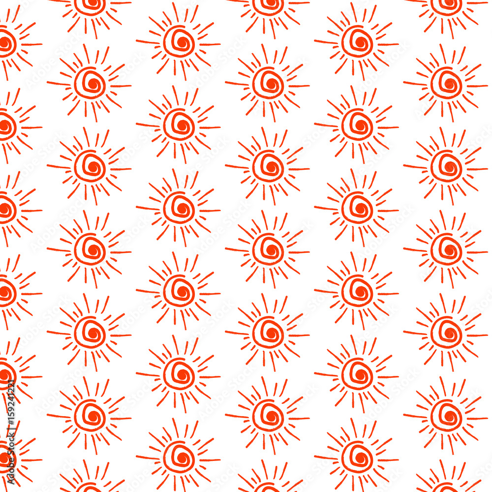 Pattern background Sun Icon