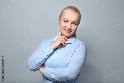 Portrait of mature confiden...