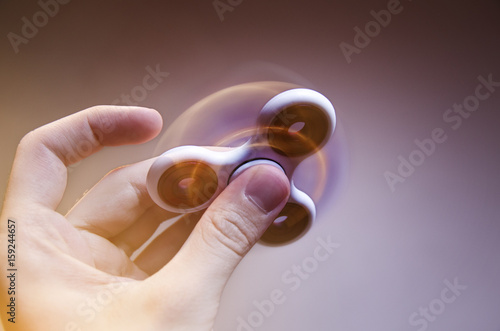 Motion blur and glow amazing fidget spinner 