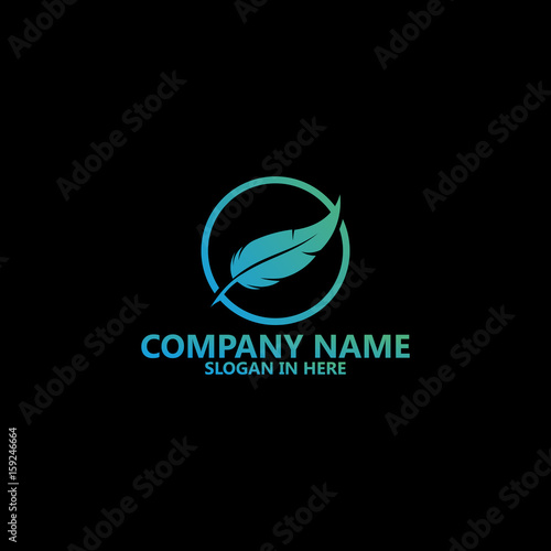 Writer Logo template Design