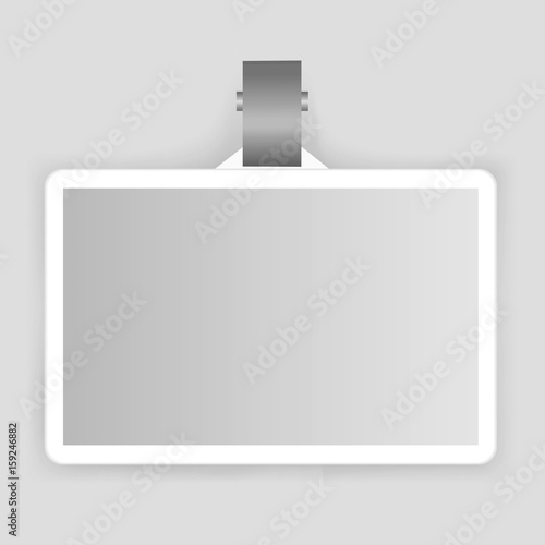 Hanging card cardholder vector