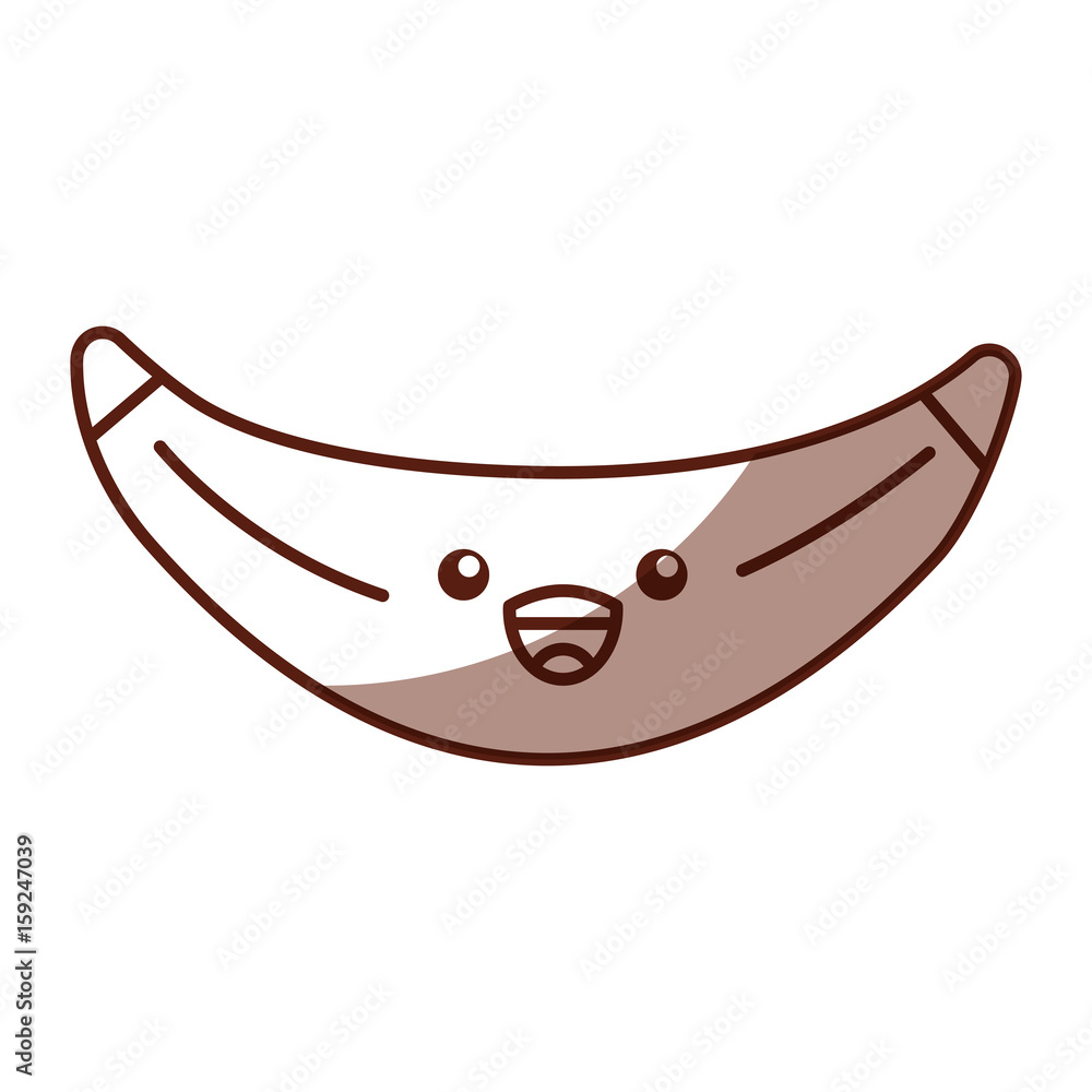 banana fresh fruit kawaii character vector illustration design banana fresh fruit kawaii character vector illustration design