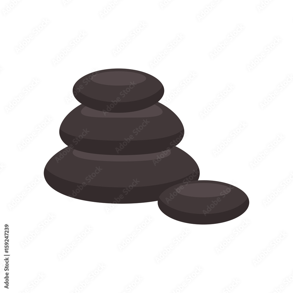 stones pile spa icon vector illustration design stones pile spa icon vector illustration design