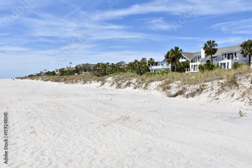 Beautiful yellow beach house