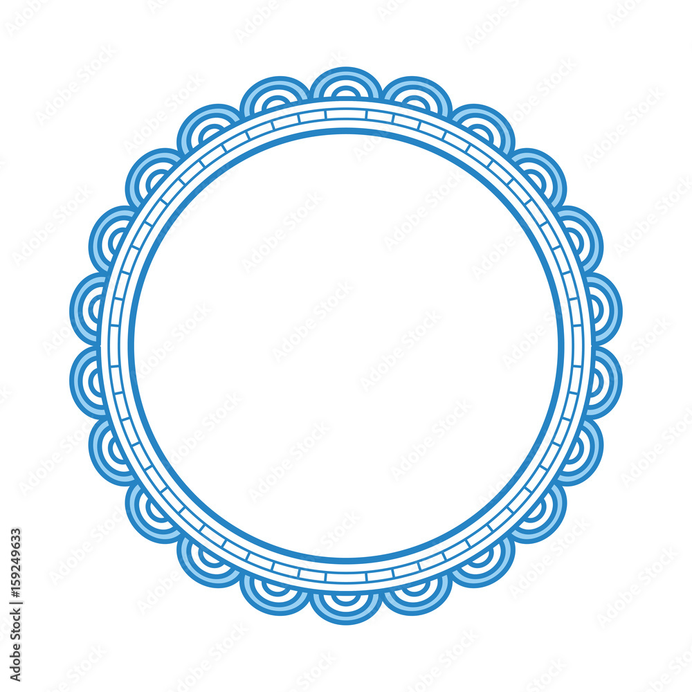 circular lace mandala style vector illustration design circular lace mandala style vector illustration design