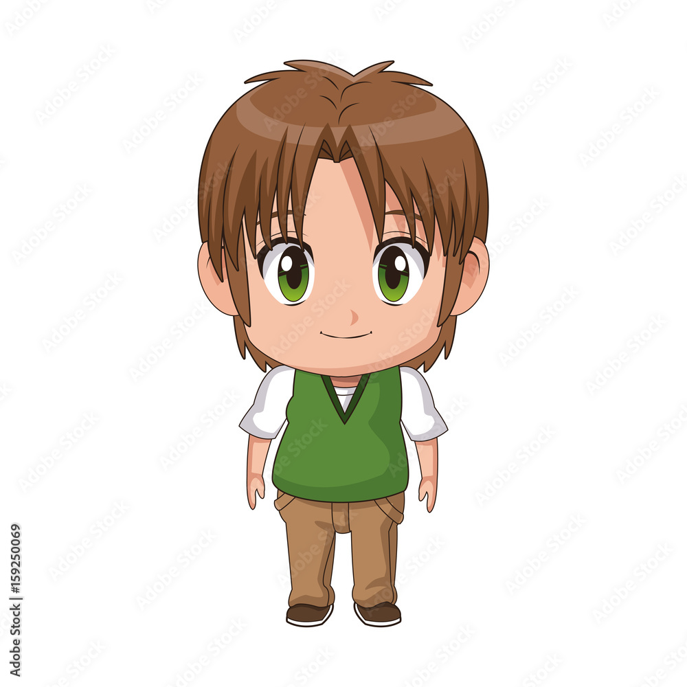 cute little boy anime facial expression image vector illustration cute little boy anime facial expression image vector illustration