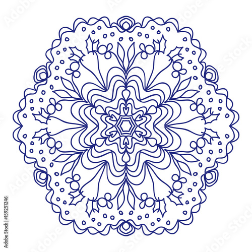 Mandala tattoo . for design, greeting card, invitation, coloring book. Arabic, Indian, motifs. Vector illustration.