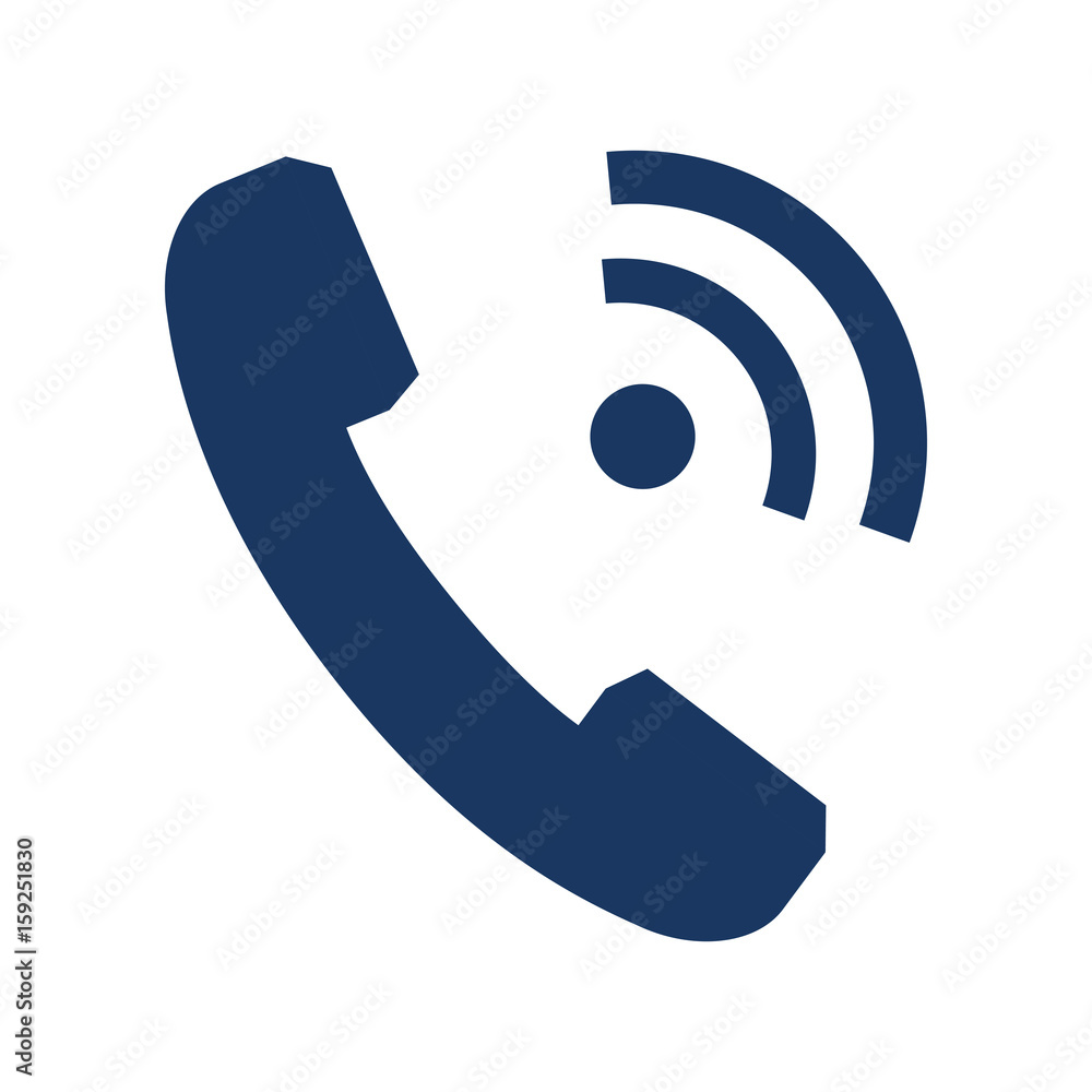 phone icon over white background vector illustration phone icon over white background vector illustration