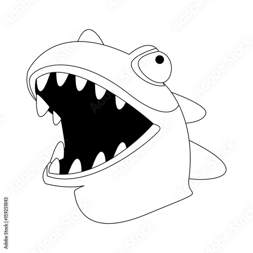 schoolboy dinosaur mask on an orange background