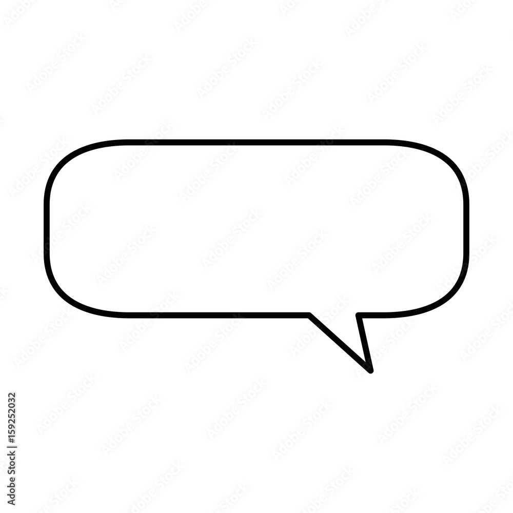 speech bubble icon over white background vector illustration speech bubble icon over white background vector illustration