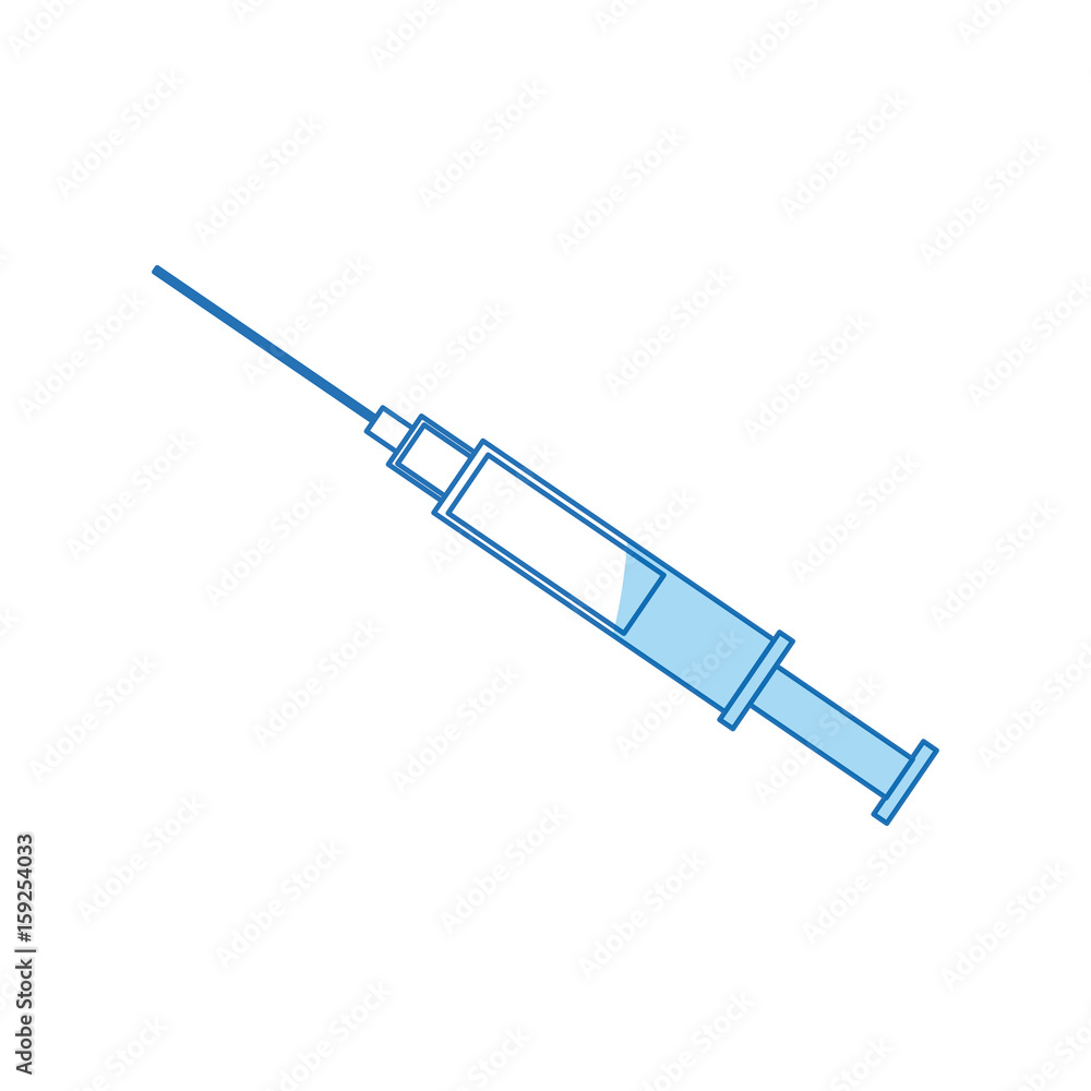 medical syringe blood care health icon vector illustration medical syringe blood care health icon vector illustration