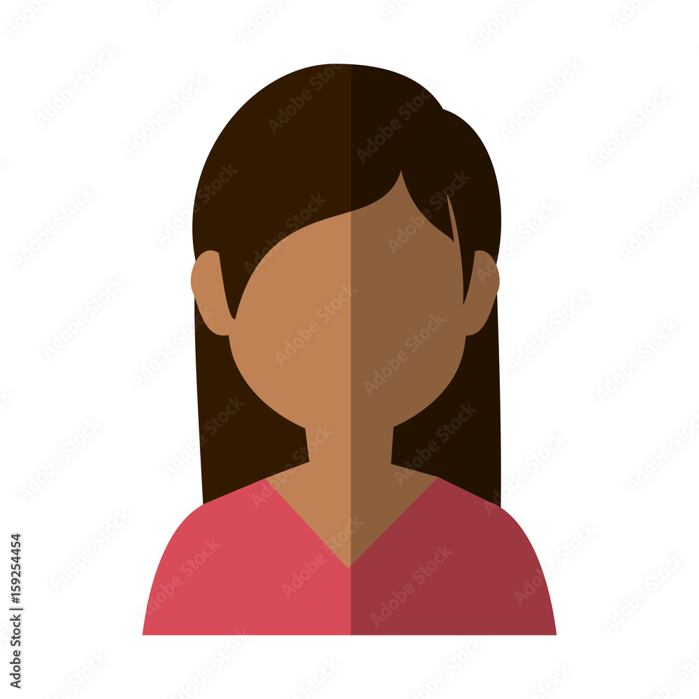 avatar woman icon over white background colorful design vector illustration avatar woman icon over white background colorful design vector illustration