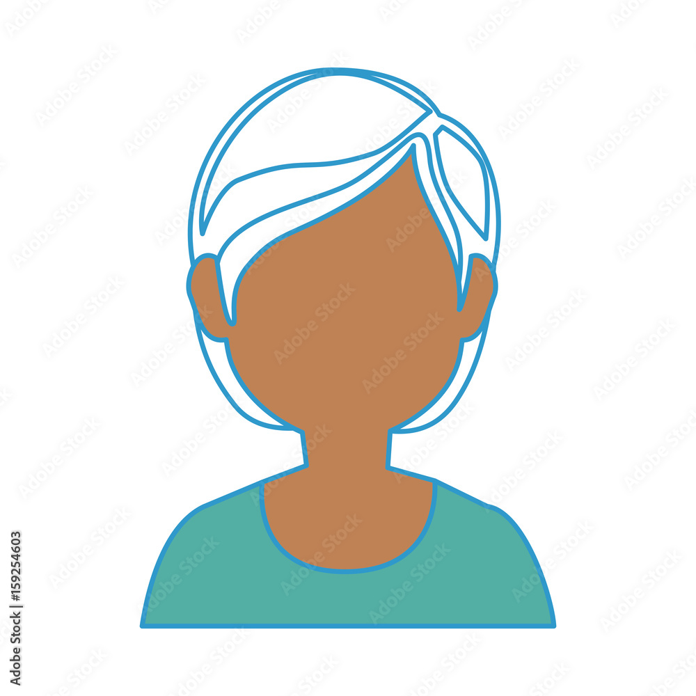 avatar woman icon over white background colorful design vector illustration avatar woman icon over white background colorful design vector illustration