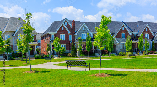 Canvas Print Luxury houses in North America