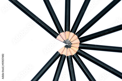 circle of pencils