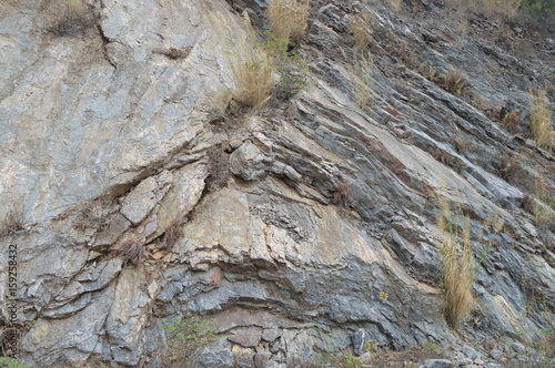 Layers of a Rocky Cliff