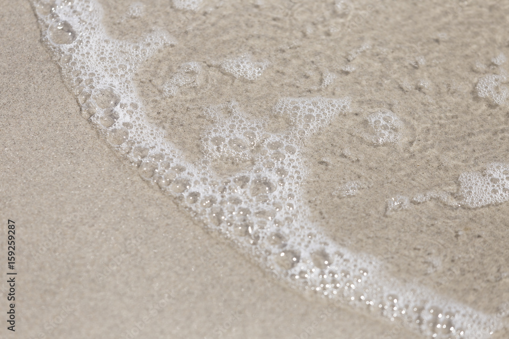 Meerwasser am Strand Meerwasser am Strand