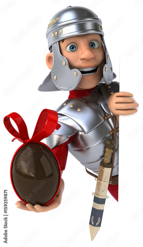 Naklejka premium Roman soldier