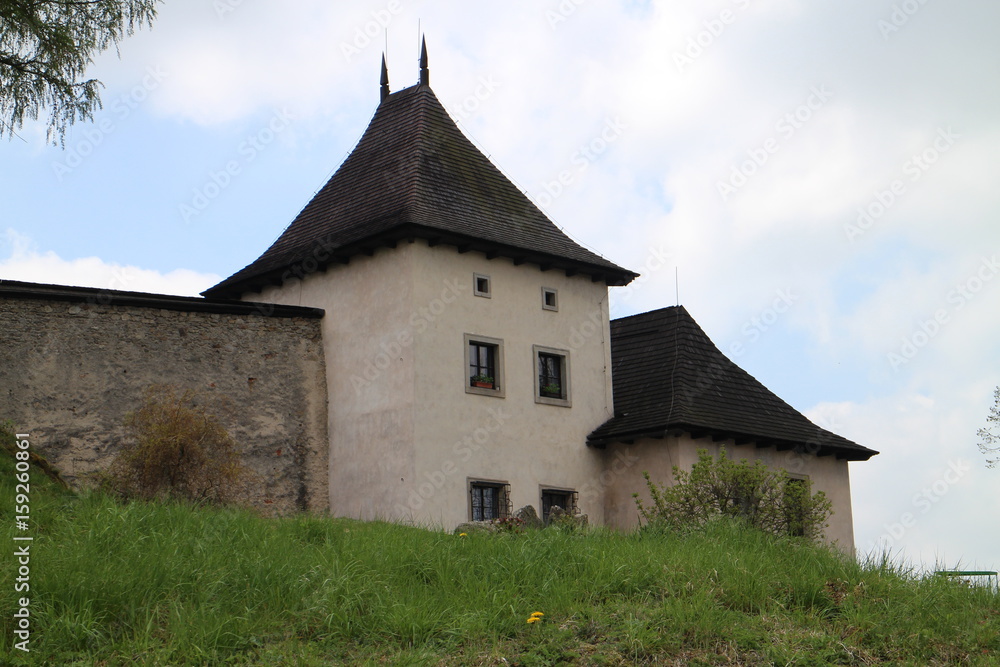 Tower of Landštejn Castle, South Bohemia, Czech republic