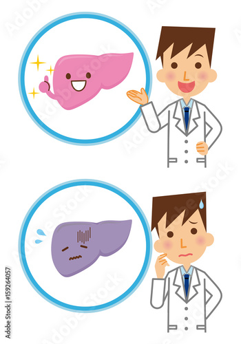 肝臓と医師
